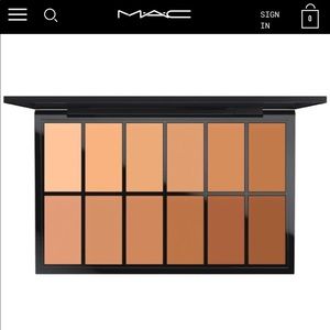 Mac Pro full coverage foundation palette